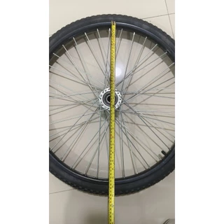 ล้อยางลม ล้อรถจักรยาน ล้อรถเข็น รถสาลี่ 26x1.75”(26x1 3/4”) รถตัดหญ้าแบบเข็น พร้อมยางนอกใน จำนวน1ชุด