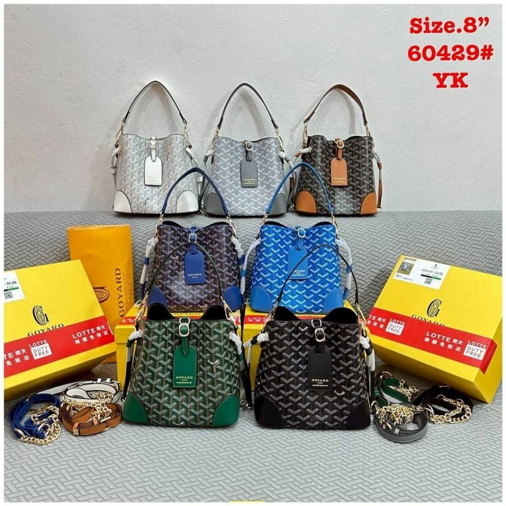 กระเป๋าถือ ทรงจีบ 8 นิ้ว มีสายสะพายยาว งาน มิลเลอร์ Free Box สวยตรงปก