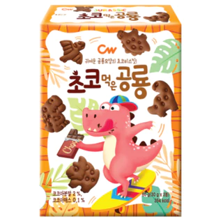 Cheongwoo Dinosaur Milk Snack 60g ขนมสแน็กรสนมเกาหลี 청우 우유먹은 공룡 스낵 60g Korean Snack Kids from korea