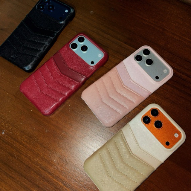 ZENE - (17 Series) Classic Caviar เคสหนังคาเวียร์ใส่บัตร สัมผัสนุ่มมือ  Z04