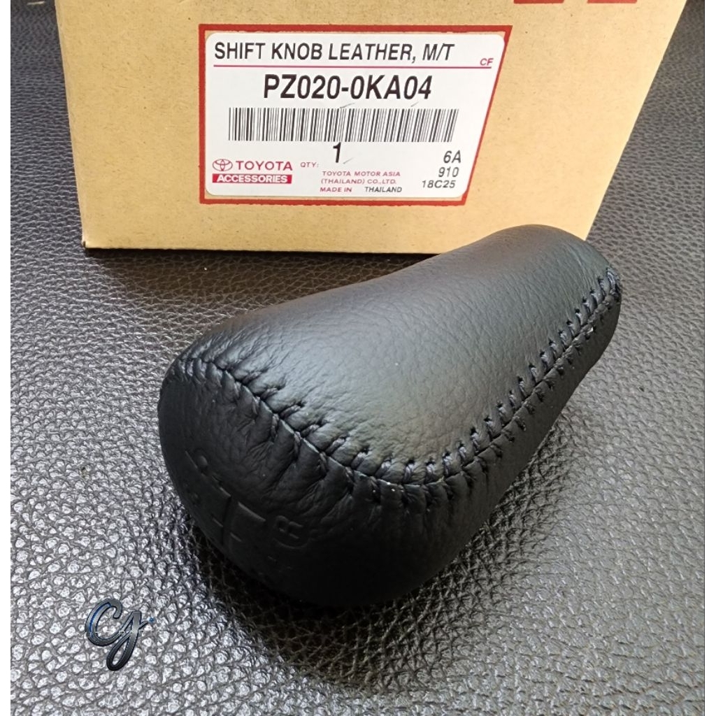ของแท้ หัวเกียร์ธรรมดา 5 SPEED  M/T สีดำ (หนัง)  For HILUX VIGO VIGO CHAMP TIGER MIGHTY-X 1990-2014