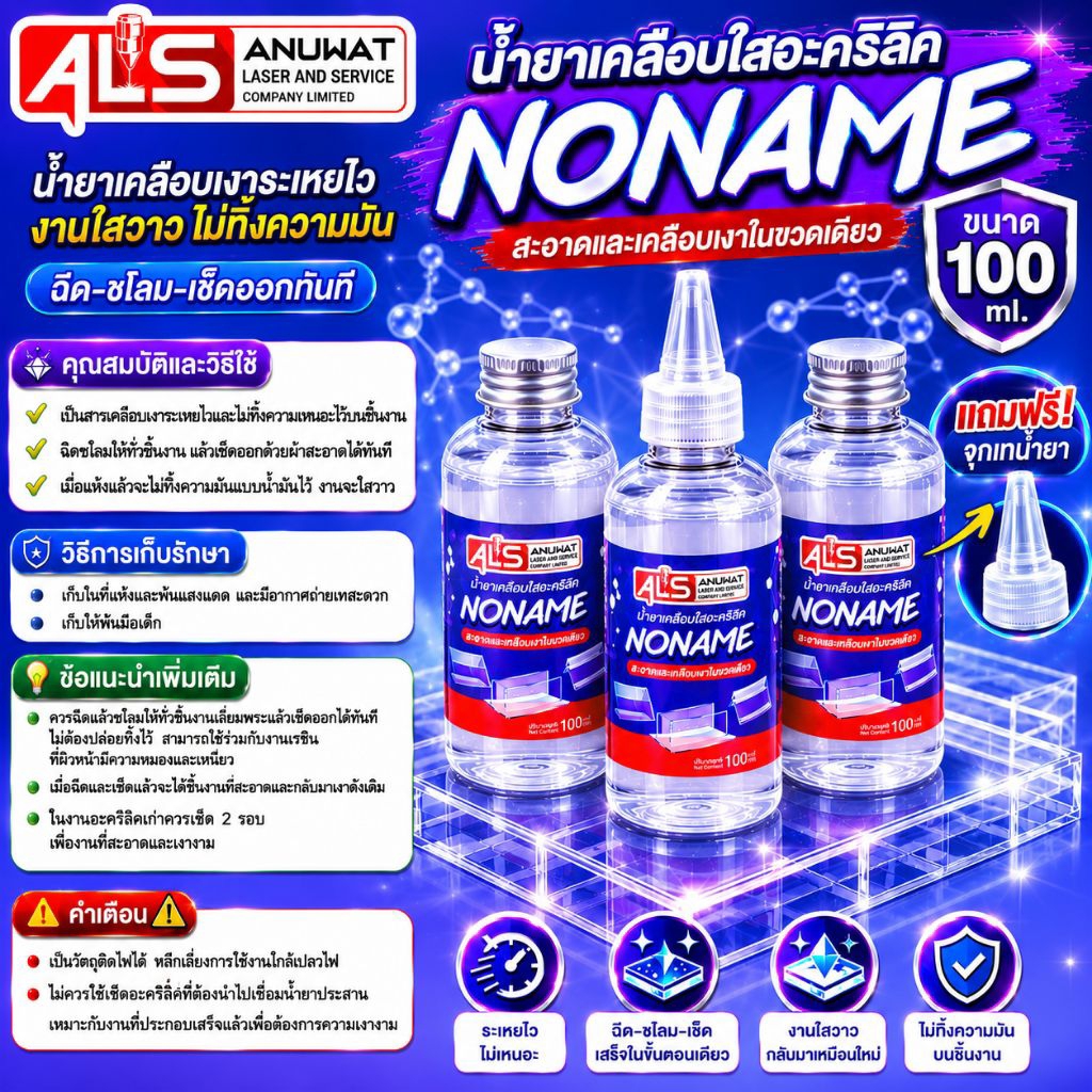 น้ำยาเคลือบใส อะคริลิค เหมาะกับงานเลี่ยมพระ และงานเคลือบเงาอะคริลิคทั่วไป