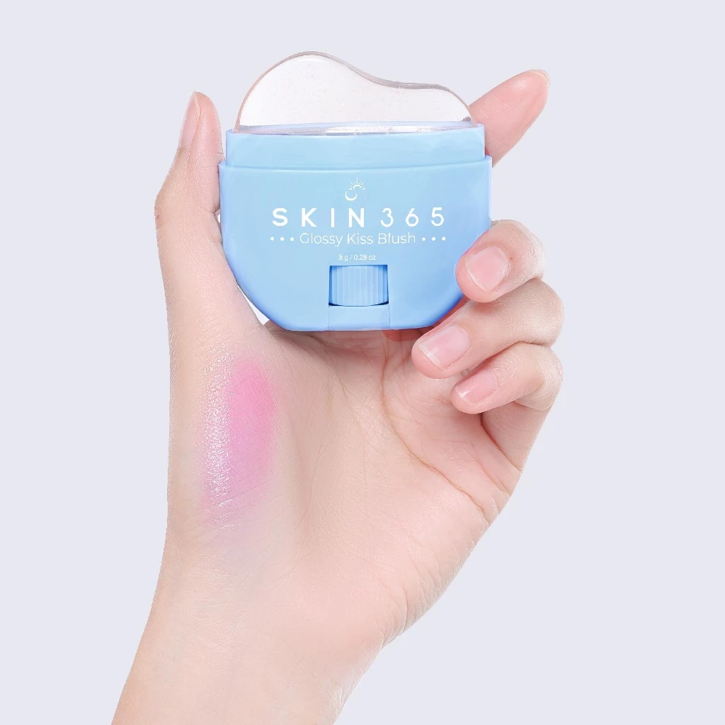 SKIN365 GLOSSY KISS BLUSH บลัชออนเปลี่ยนสีตามค่า pH thumbnail 6