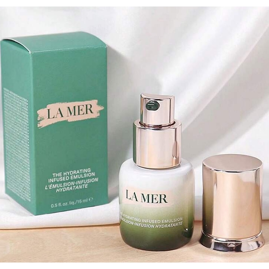 ฉลากไทย LA MER The Hydrating Infused Emulsion 15 ml. (หัวปั๊มใช้งานสะดวก)