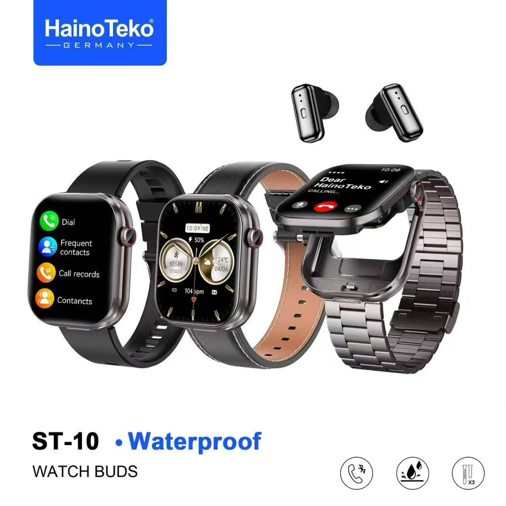 Haino Teko ST-10 watch Buds/Waterproof/BT call/Amoled