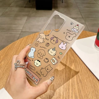 เคสโทรศัพท์ for Samsung A56 A55 A07 A35 A05S A16 A57 A54 A15 A36 A17 S24 S25 S26 Ultra A34 A53 A26 A27 A37 น้ำค้างแข็ง