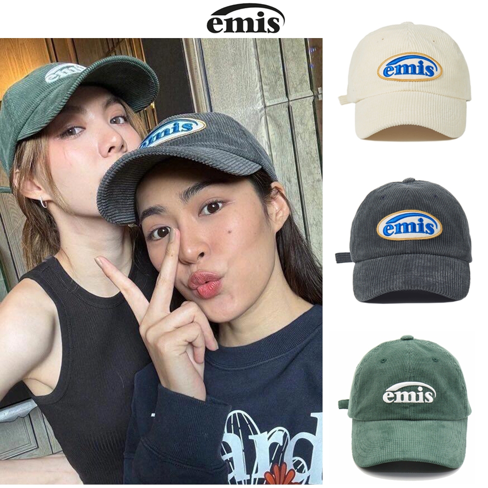 New หมวก emis แท้ CAP หมวกเกาหลี/ที่บังแดด/หมวกกันแดด