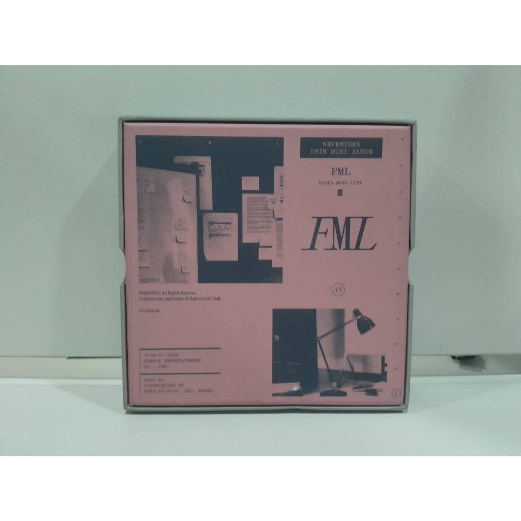1 CD MUSIC ซีดีเพลงเกาหลี FADED MONO LIFE VERSEVENTEEN - 10TH MINI ALBUM: FML (F8E29)