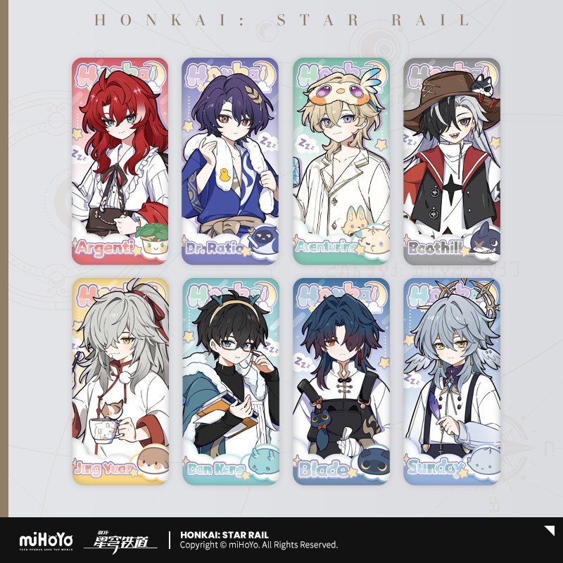 [ พร้อมส่ง / Official ] Honkai Star Rail Boy Dorm - Badge ฮงไค สตาร์เรล เข็มกลัด Dan Heng Jing Yuan Aventurine Ratio