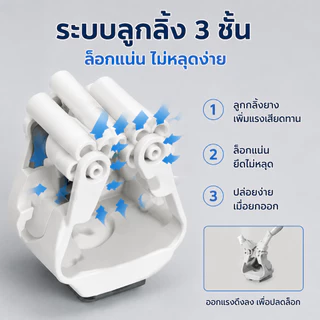 DeeDee ที่แขวนไม้กวาด รับน้ำหนักเยอะ สเตนเลส ม่ต้องเจาะ 304 ที่เก็บไม้กวาด แข็งแรงรับน้ำหนักได้มากไซต มีให้เลือก 3สี