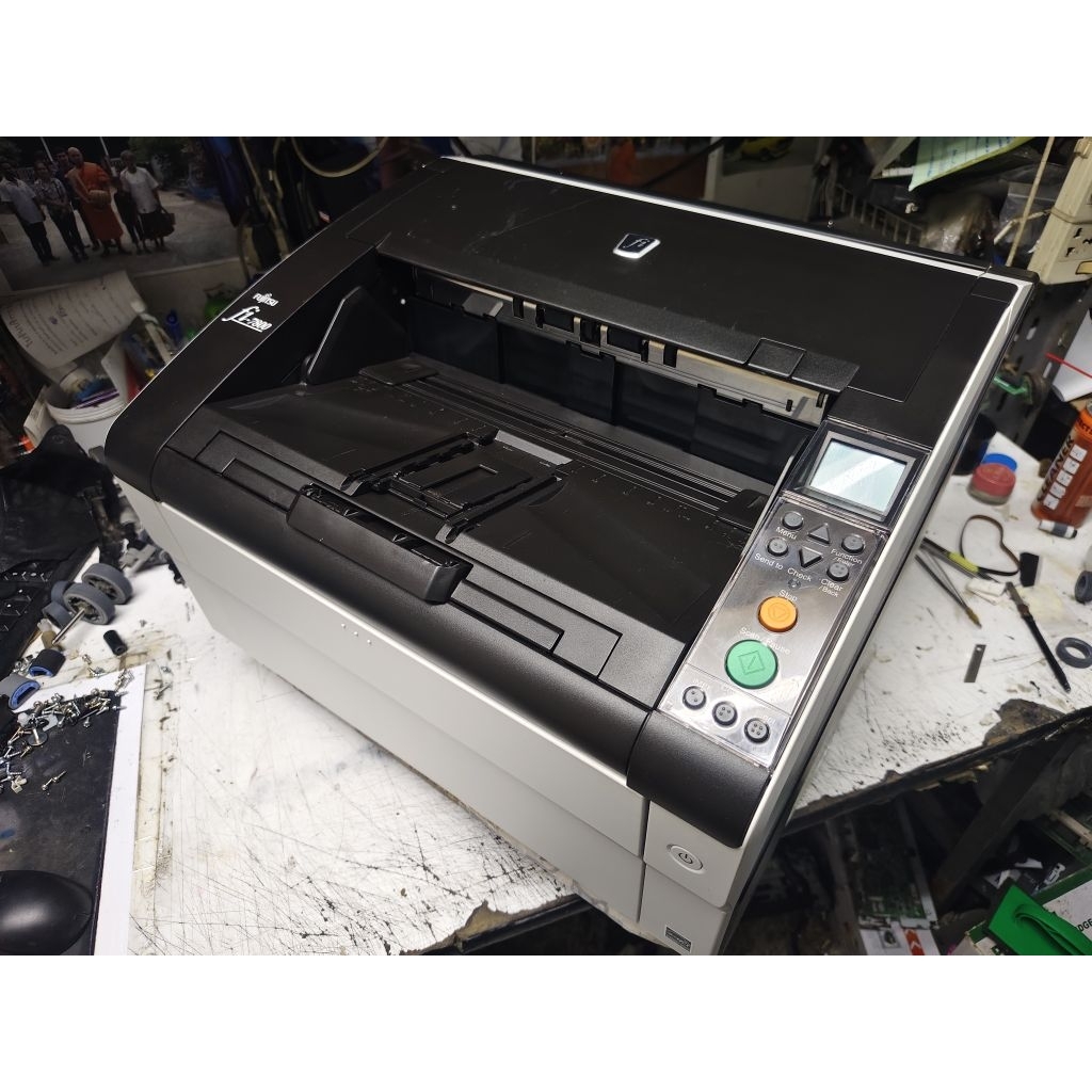เครื่องสแกนเนอร์ Fujitsu fi-7800 มือสอง Scanner (A4-A3-Size) เครื่องสแกนเอกสารความเร็วสูง