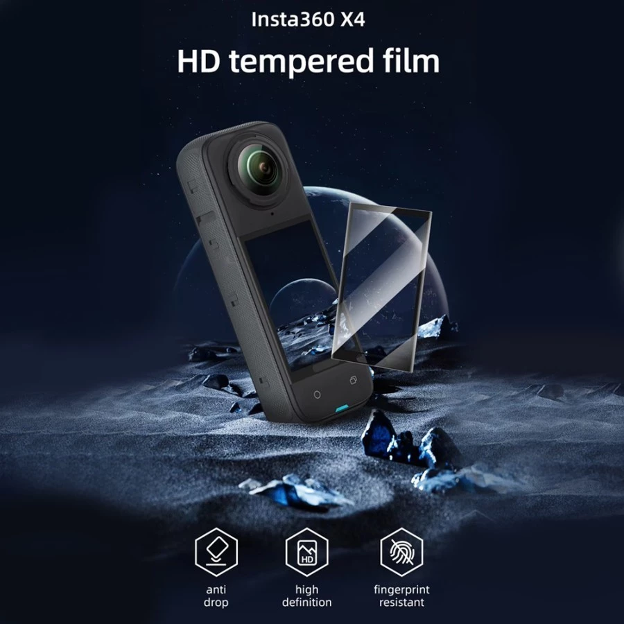 TELESIN Insta360 X5 X4 Tempered film kit กระจกกันรอย thumbnail 5