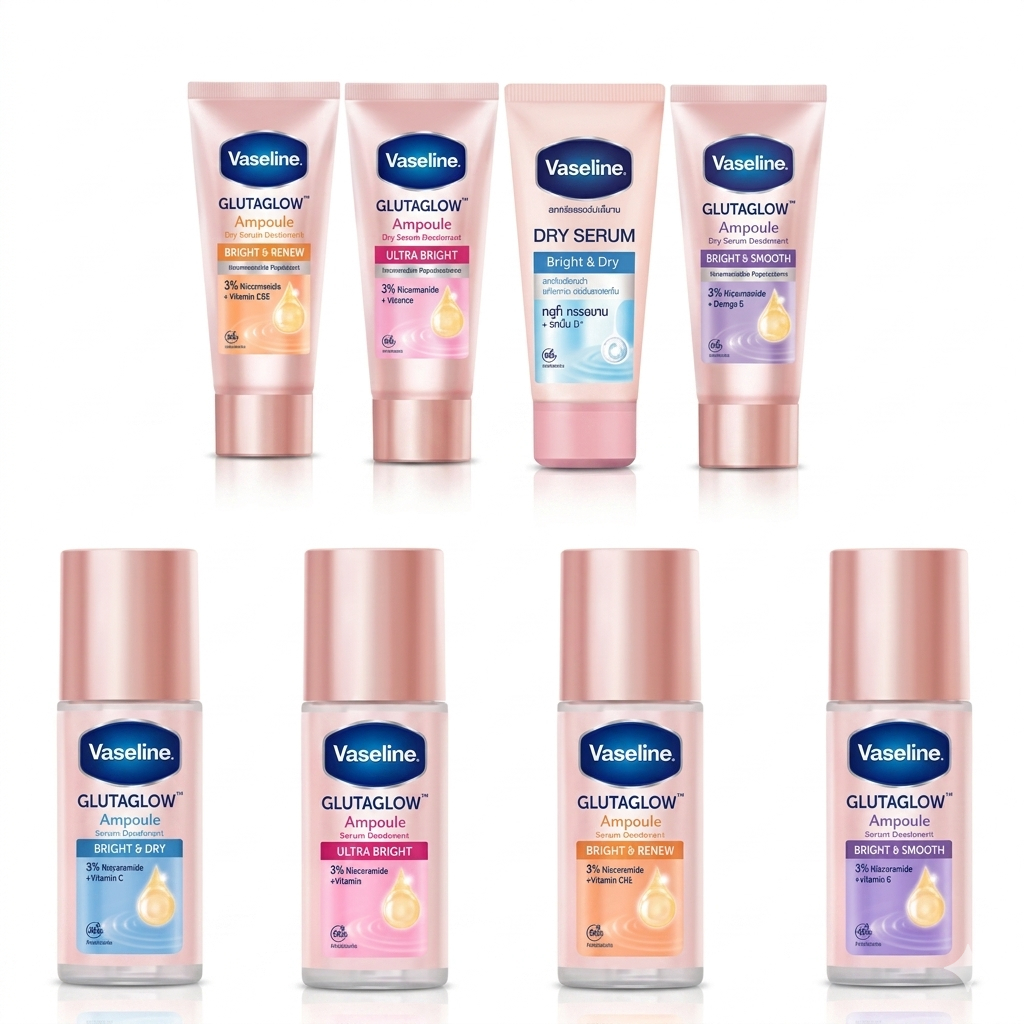 Vaseline โรลออน เซรั่ม ลดเหงื่อและระงับกลิ่นกาย 45 มล เลือกสิ้นค้าด้านใน