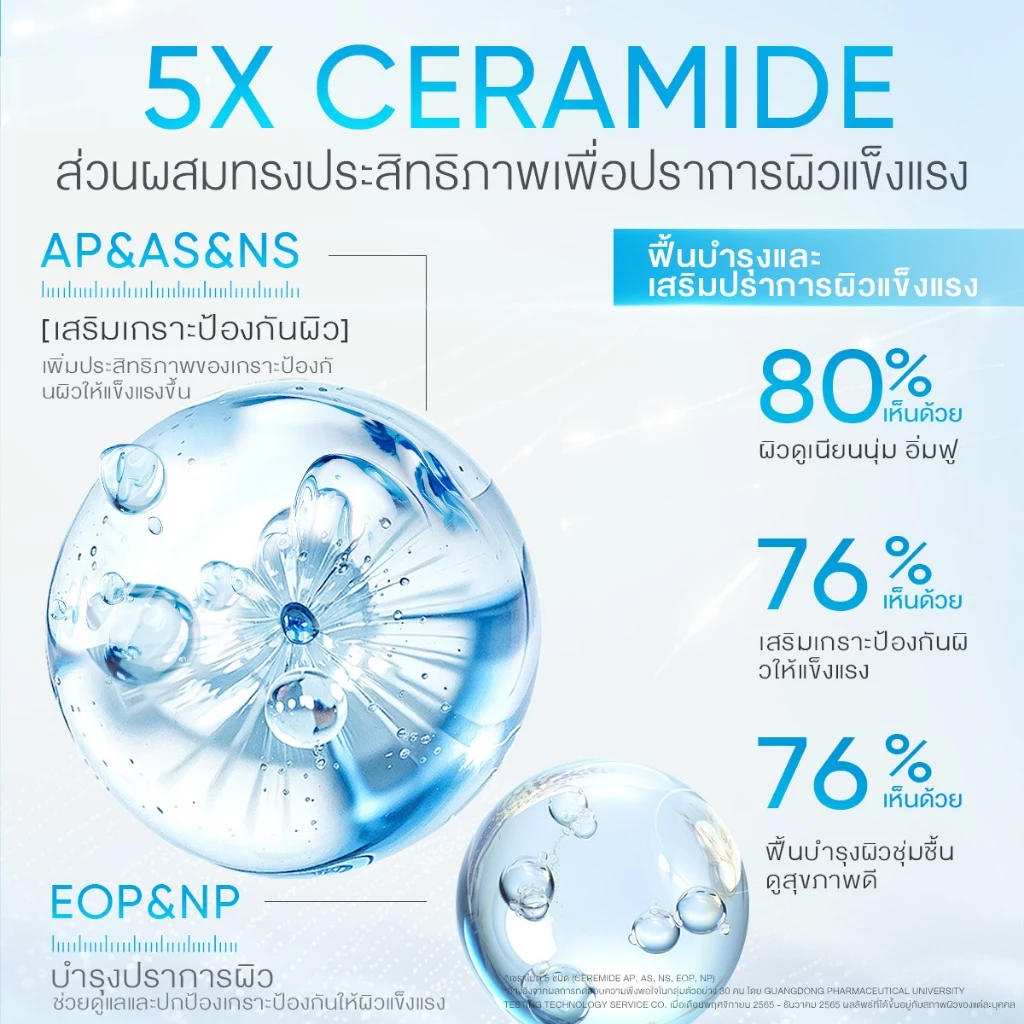【BIG SIZE】SKINTIFIC 5X Ceramide Barrier Moisturizer Gel 80g เซราไมด์ ครีมทาหน้า มอยเจอร์ไรเซอร์ ฟื้นบำรุงเกราะป้องกันผิว thumbnail 5