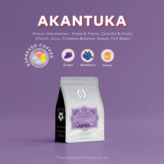 เมล็ดกาแฟ Specialty Espresso & Filter ฟลอรัล ฟรุตตี้ หวานซับซ้อน Floral Grape Blueberry Honey | Akantuka อาคันตุกะ