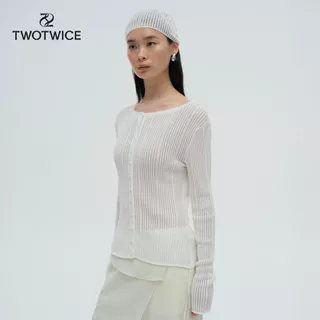 (พร้อมส่ง) Twotwice - Soft Rib Cardigan