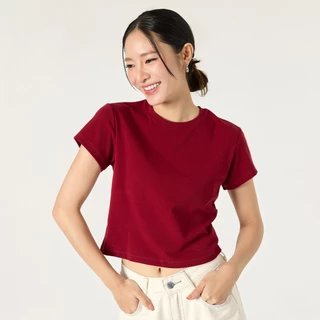 MEET ME - Top 0001 I BASIC JOYS เสื้อครอปเก็บหุ่นเป๊ะ