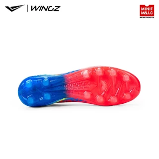 รองเท้าสตั๊ด Wingz รุ่น Vortex Neon Pink 2026 รองเท้าฟุตบอล ผ้า Knit Touch กระชับเท้า น้ำหนักเบา สวมใส่สบาย