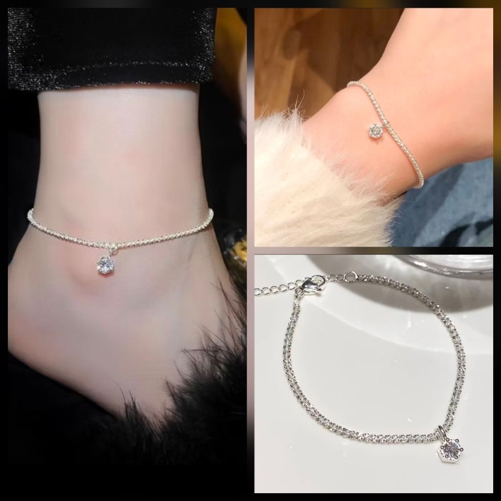 สร้อยจี้คริสตัล • Crystal Anklet / Bracelet
