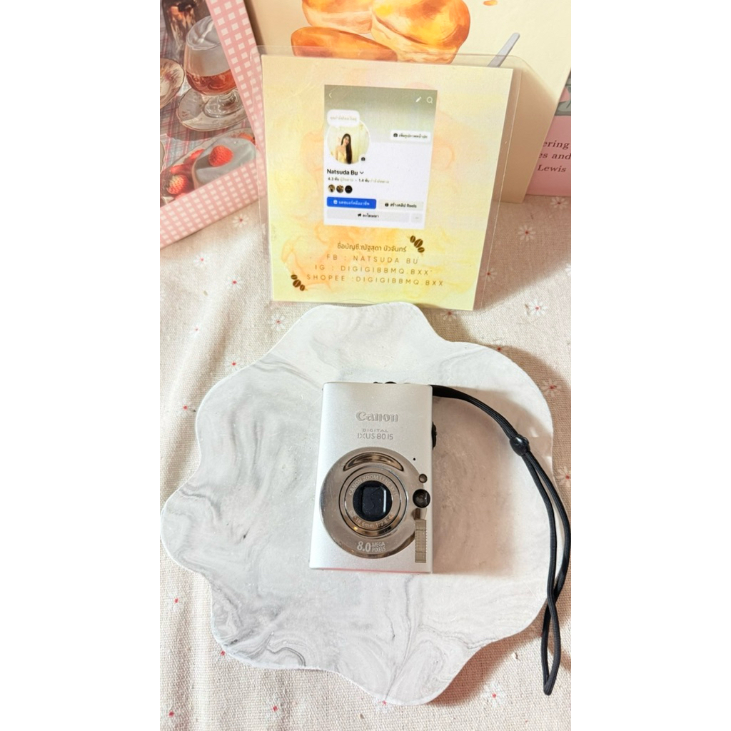 ตัวที่3 canon ixus 80 is / ixy 20 is 📸 silver