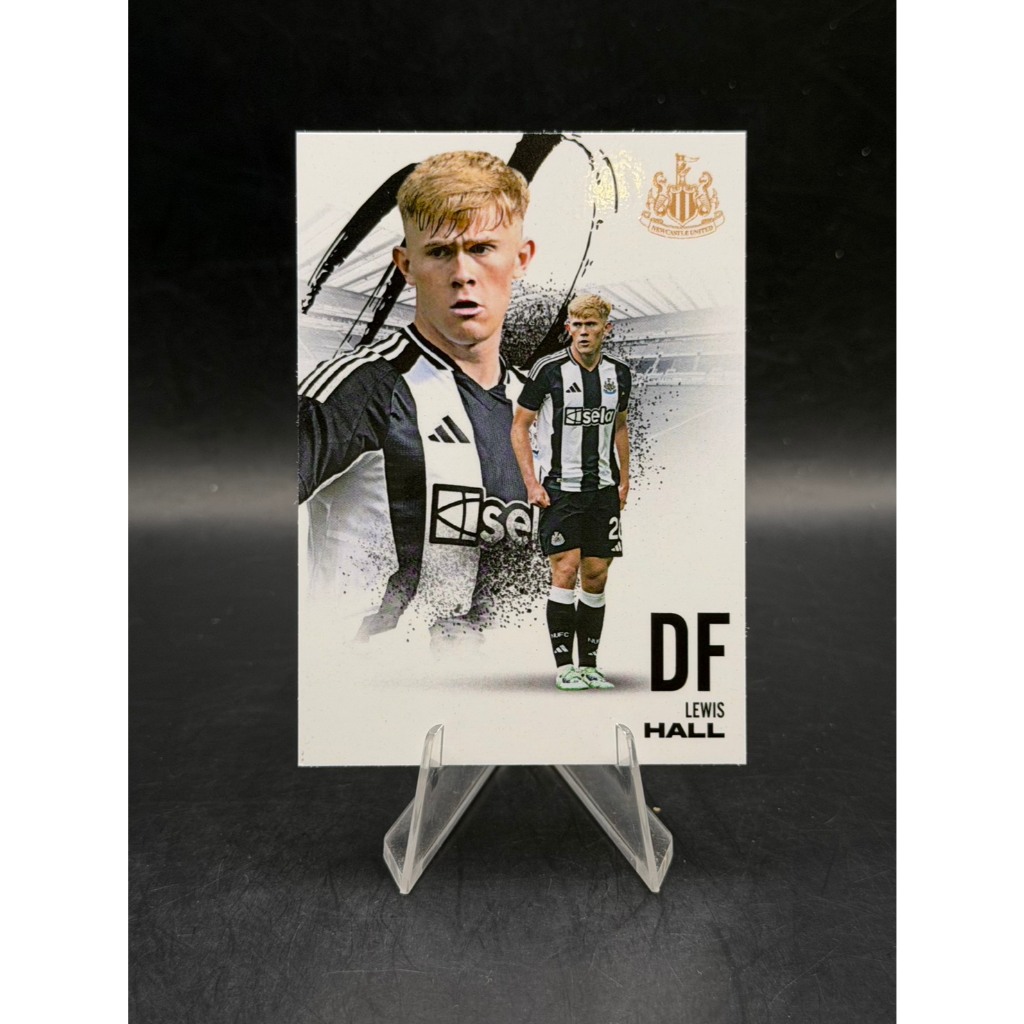 Lewis Hall 2025 Futera Newcastle United NFXB06 03/10 (การ์ดรันต่ำมาก ตัวแรร์ระดับโลก)