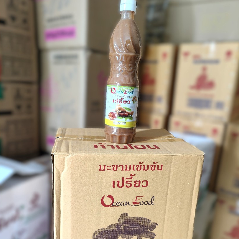 *ยกลัง 750 มล.x12ขวด*ยอดนิยม* น้ำมะขามเปียกเข้มข้น ตราเปรี้ยว ใช้ปรุงอะไรก็อร่อย สามเอภูเขา แซ่บไมค์ ไร่ทิพย์ ฉั่วฮะเส็ง