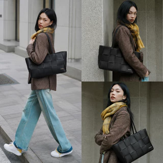 [ซีรีส์ใหม่]🌟Somethingapparels trend -KULIMULA Willow Maxi Tote Bag กระเป๋าสาน สะพายข้าง กระเป๋าถือ Woven Tote Shoulder