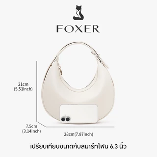 สินค้าคงคลัง ราคาพิเศษ FOXER กระเป๋าสะพายไหล่ กระเป๋ารักแร้ผู้หญิง หลายแบบ ใช้ทำงานประจำวัน