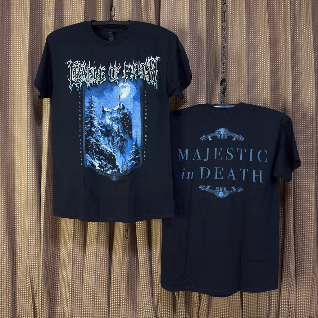 #พร้อมส่ง เสื้อวง CRADLE OF FILTH T -SHIRT : DRACULAE (BLACK) ลิขสิทธิ์แท้ UK