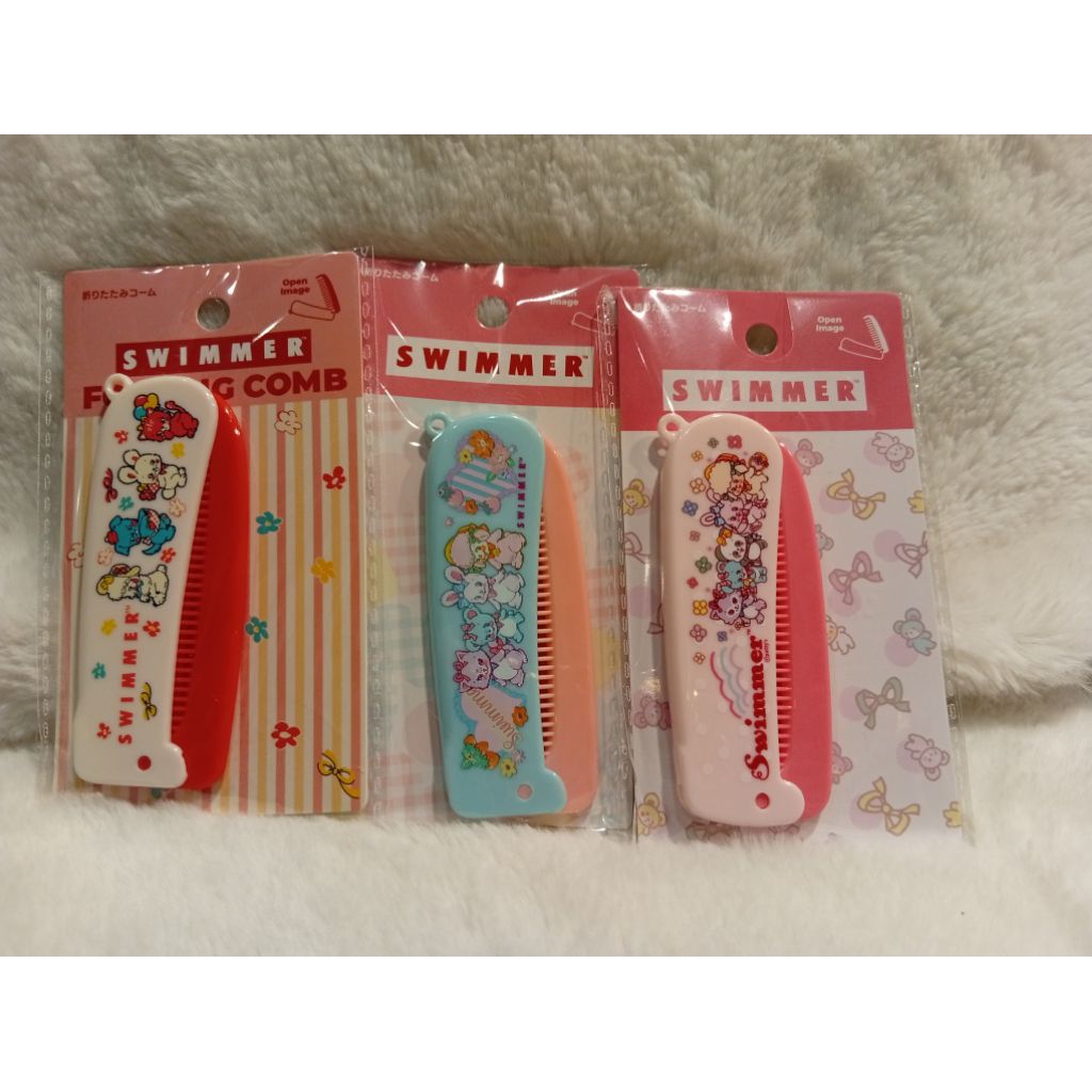 🇯🇵 หวีพกพา​ Swimmer​ Folding Comb 🍊 นำเข้า​จาก​ญี่ปุ่น​แท้​100​%✅