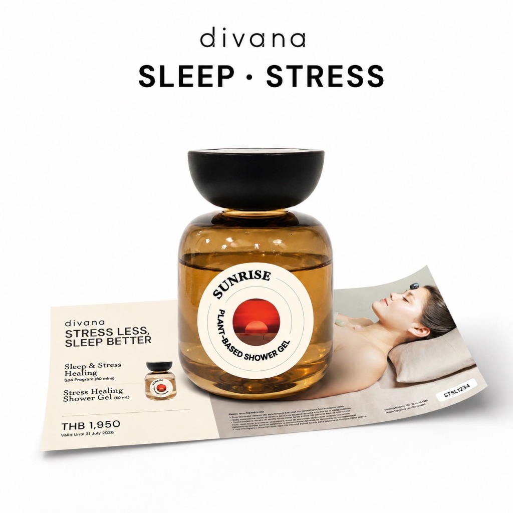 Divana Voucher Spa Program Sleep+Stress 1950 Baht