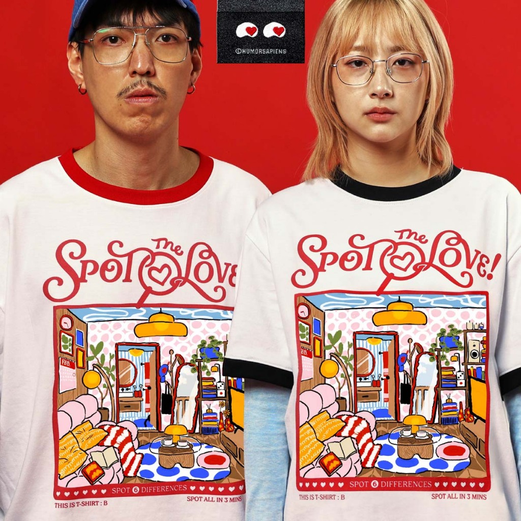 Spot The Love Tee เสื้อเกมจับผิดภาพ