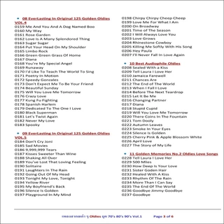 USB MP3 Flash Drive แฟลชไดร์ฟ เพลงสากล เก่าๆ Oldies ยุค 70's 80's 90's Vol.1 (467 เพลง) สารบัญเพลงอยู่ในรูปด้านล่าง