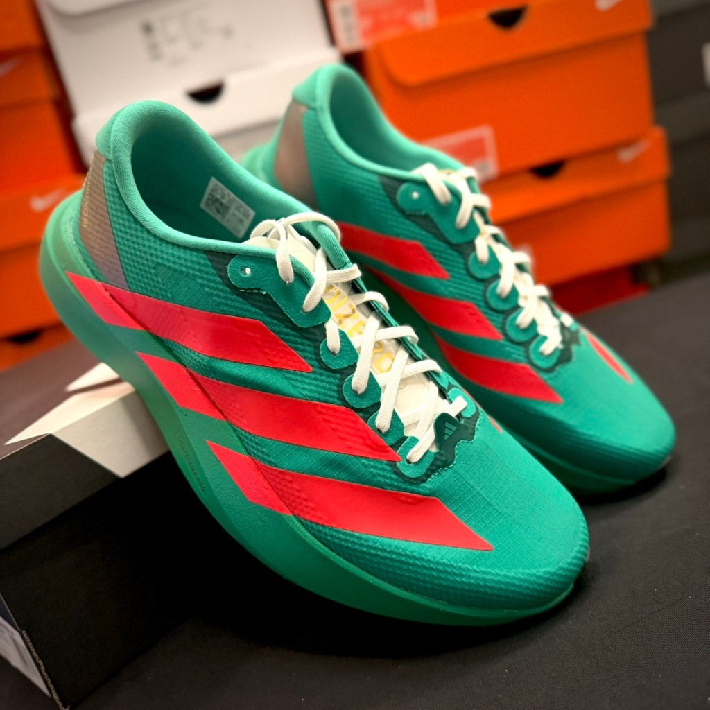รองเท้าวิ่งผู้ชาย ADIZERO EVO SL WOVEN สี COUGRN/LUCRED/FTWWHT