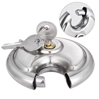YP-590 กุญแจล็อคทรงกลม🔐 กุญแจสแตนเลส ยอดนิยม สไตล์อเมริกัน กลางแจ้ง กันน้ำ กันสนิม และทนต่อแรงเฉือน