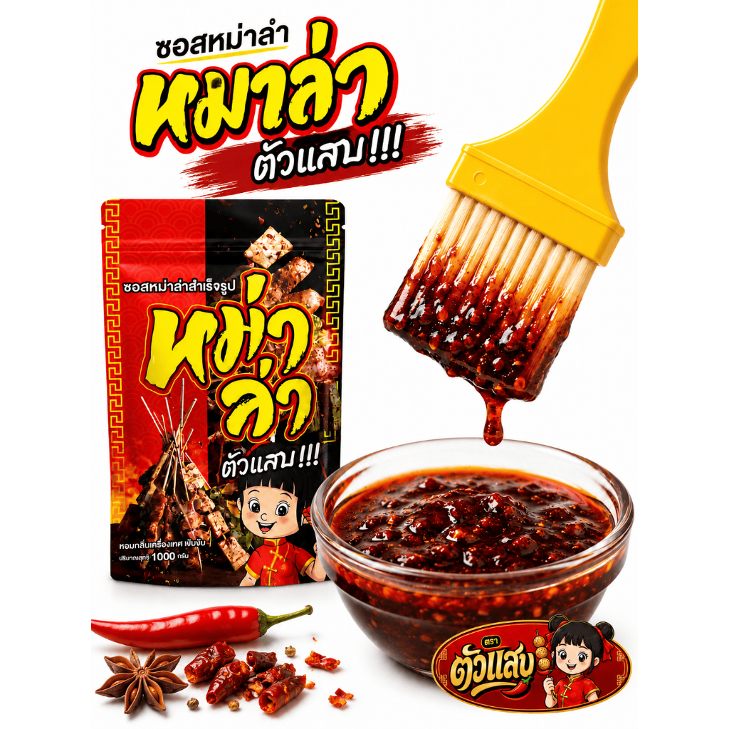 ตัวแสบ แปรงทาซอส ขนนุ่ม ทำความสะอาดง่าย