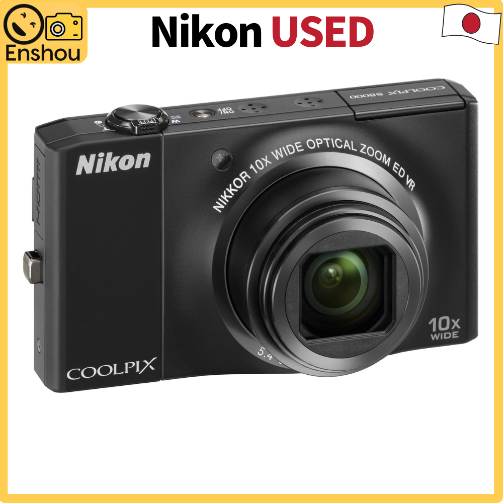 จากญี่ปุ่น [สินค้ามือสอง]Nikon Digital Camera COOLPIX S8000 Noble Black S8000BK