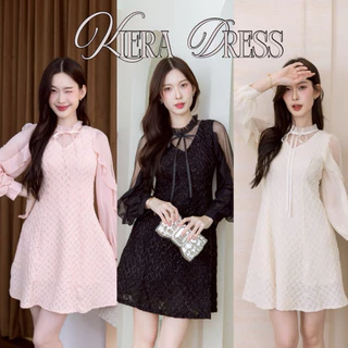 🌸 KEIRA DRESS 🌸 (TYL98) เดรสทรงเรียบหรู ใส่ออกงานได้