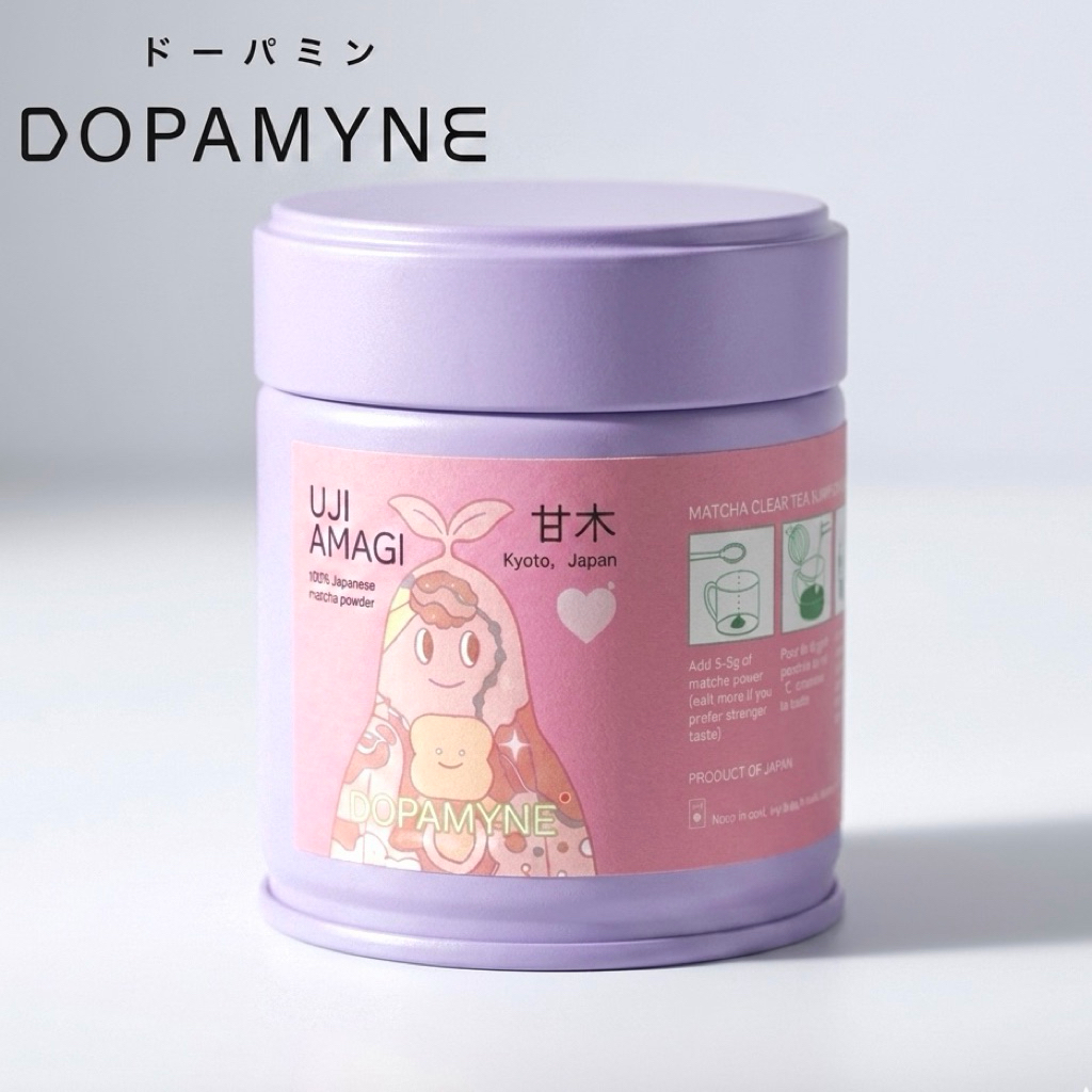 DOPAMYNE | (สีใหม่) ผงมัทฉะ UJI AMAGI • size 30g, 50g & 100g (blend matcha powder)