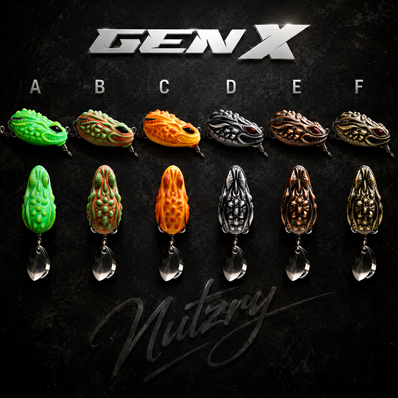 กบยาง GEN X 3.2cm/6.5g กบยางเจนเอ็กซ์ Fishing EZ