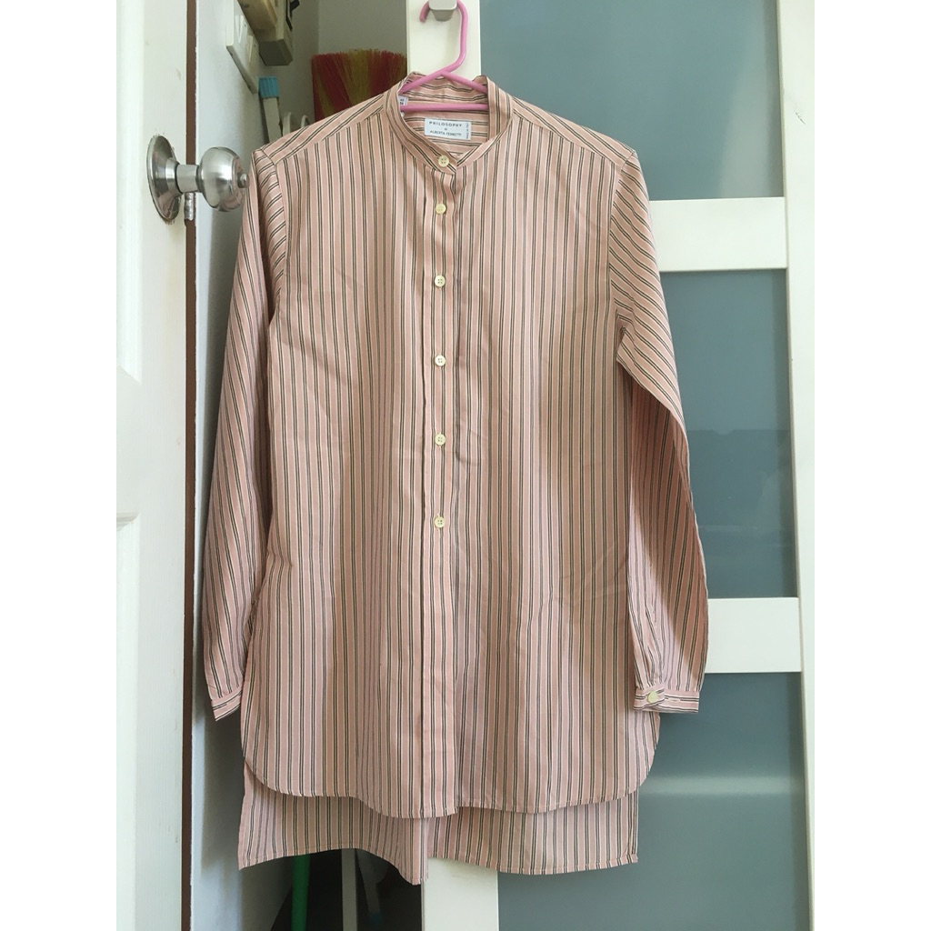 เสื้อเชิ้ตแขนยาวสตรี Philosophy di Alberta Ferretti แท้