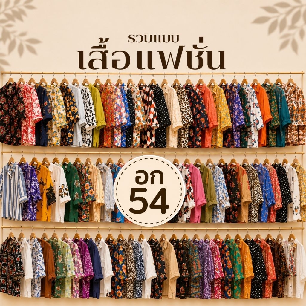 🌻รวมแบบ อก 54" เสื้อแฟชั่น สาวอวบ โอเวอร์ไซส์ 🌻งานแบรนด์สวยใหม่ คัดเกรดพรีเมี่ยม 🌻(FA541)