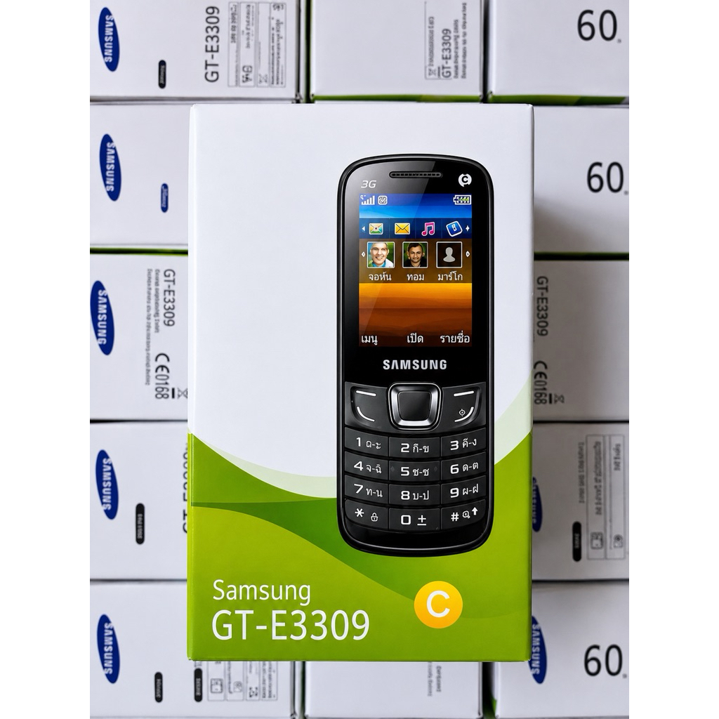 โทรศัพท์ปุ่มกด มือถือปุ่มกด  ของเเท้มีกล้องหลัง GT-3309