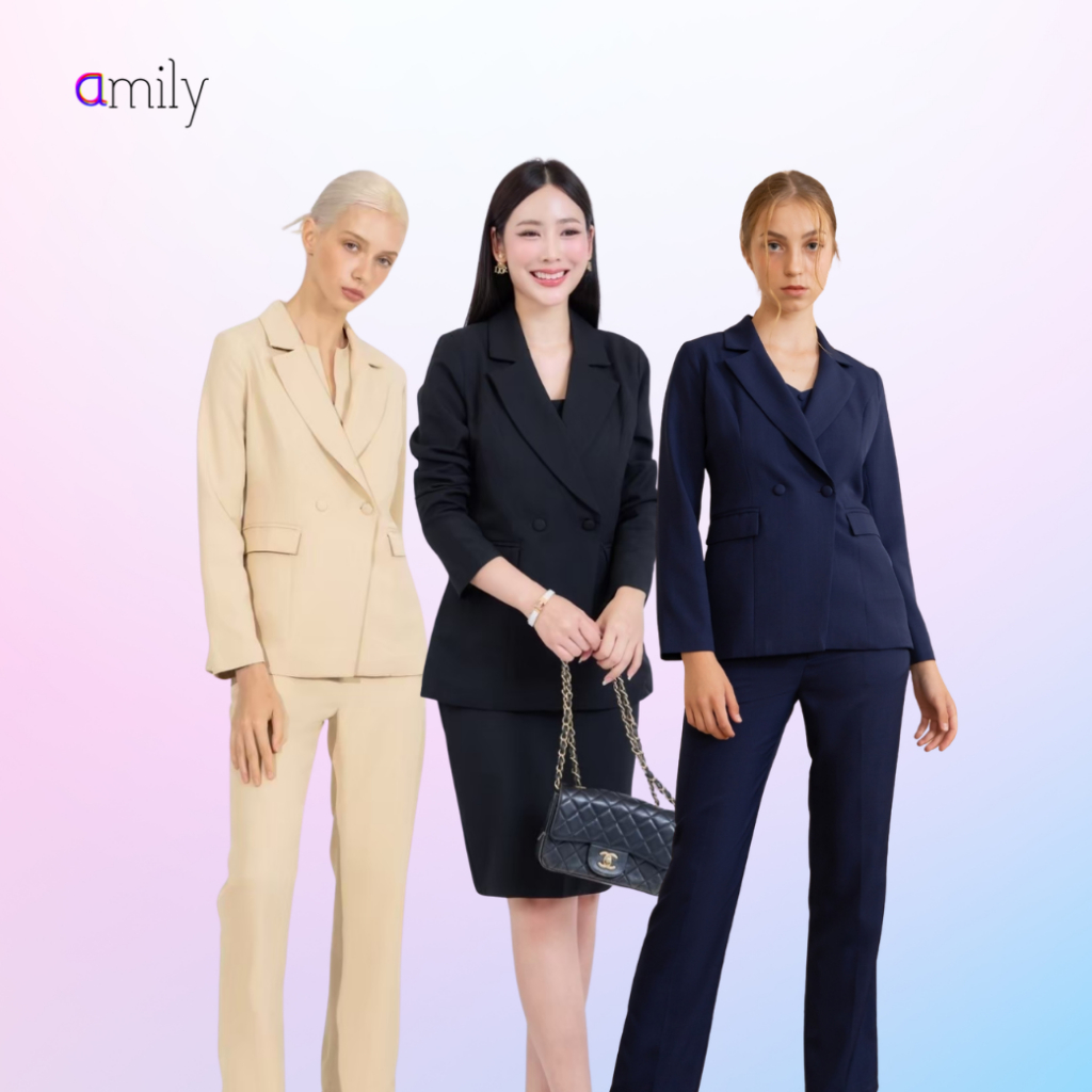 AmilyBrand เสื้อเบลเซอร์ MA140