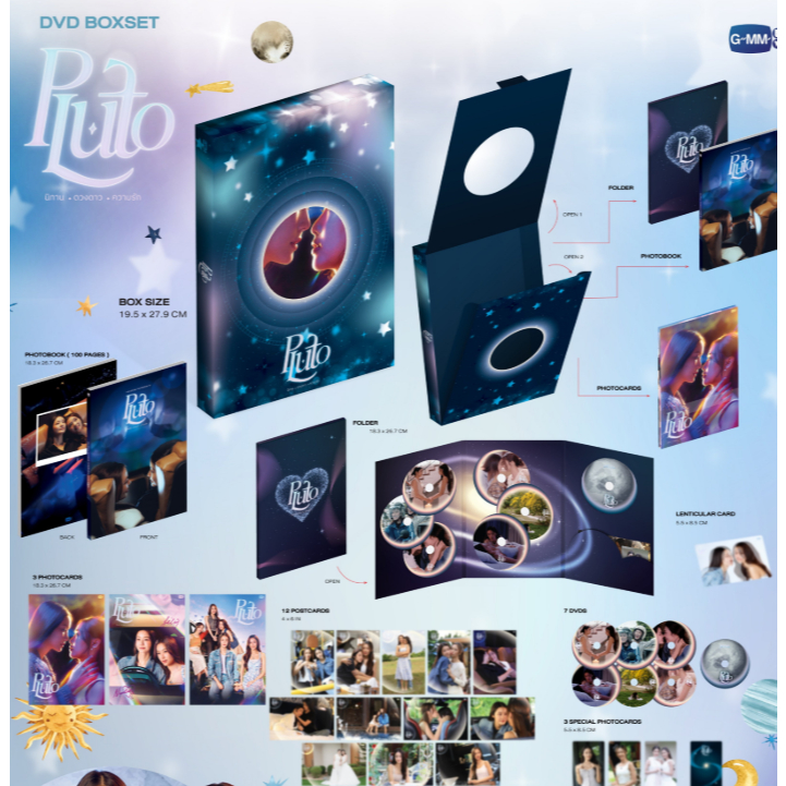 DVD BOXSET PLUTO นิทาน ดวงดาว ความรัก #Namtan #Film #NF #Luna (พร้อมส่ง)