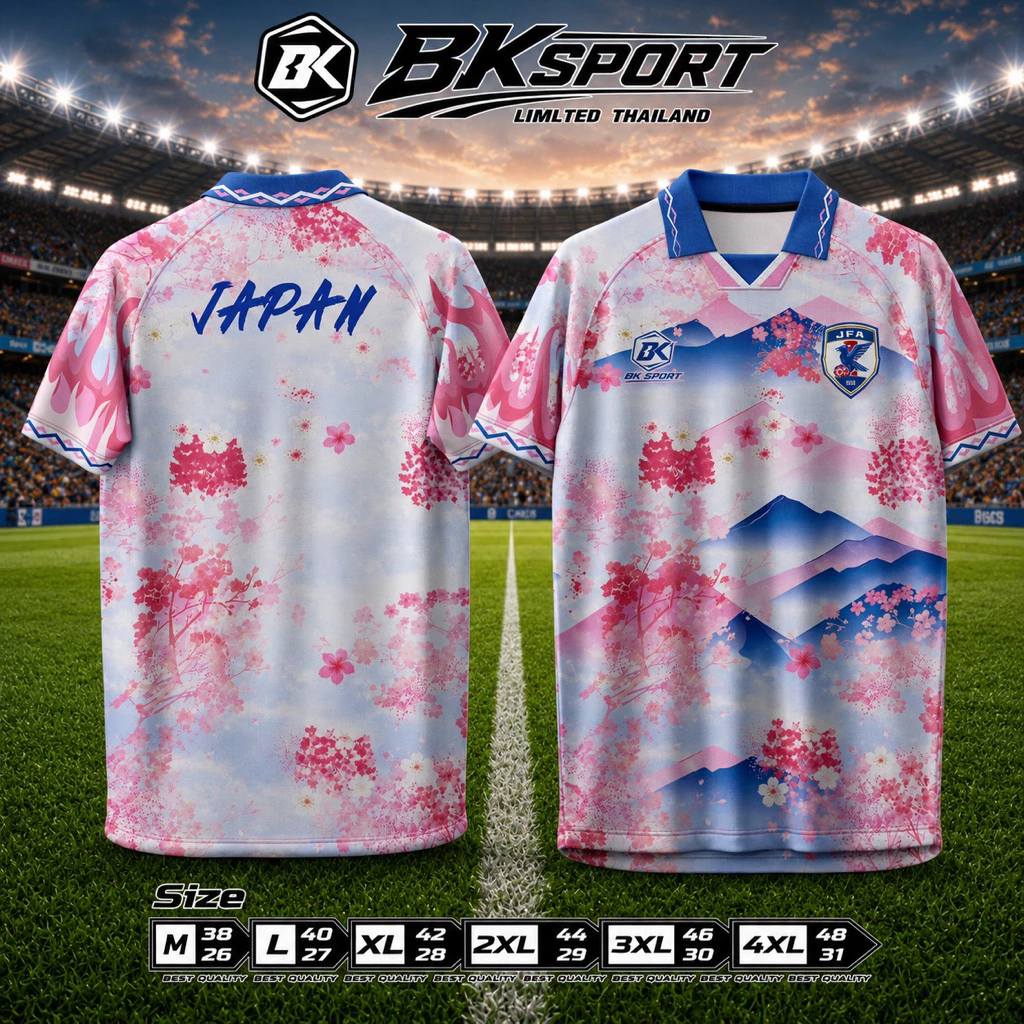 BKSPORT เสื้อกีฬาฟุตบอล คอปก อก 38-52 นิ้ว ชาย-หญิง thumbnail 5