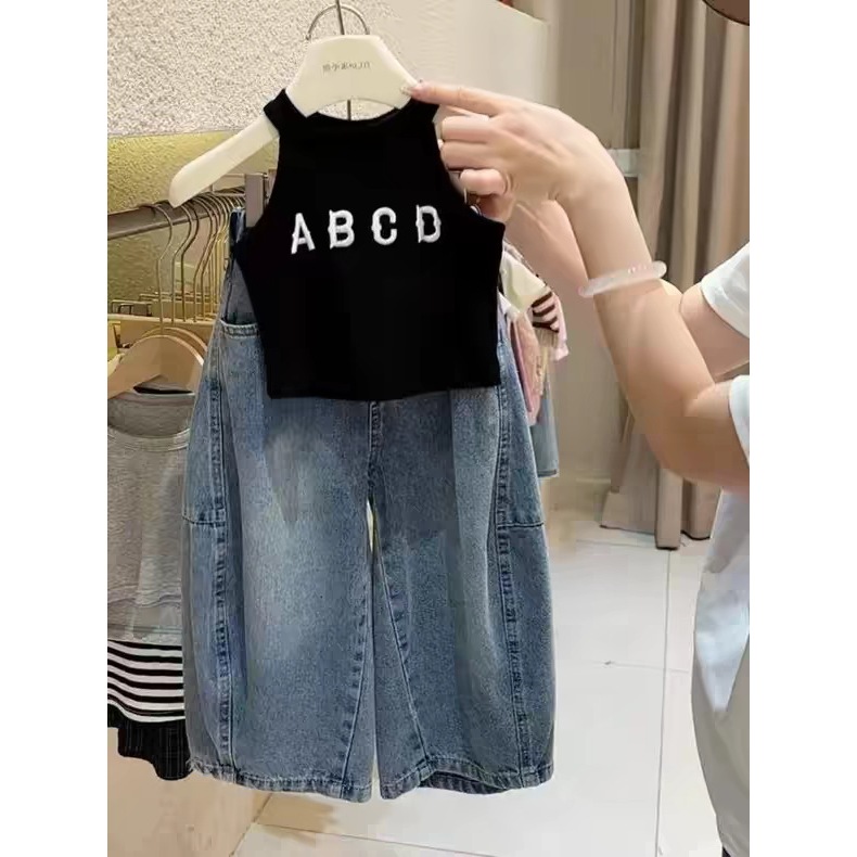 B597 ชุดเด็กผู้หญิงงานเซ็ท 2 ชิ้น เสื้อและกางเกง