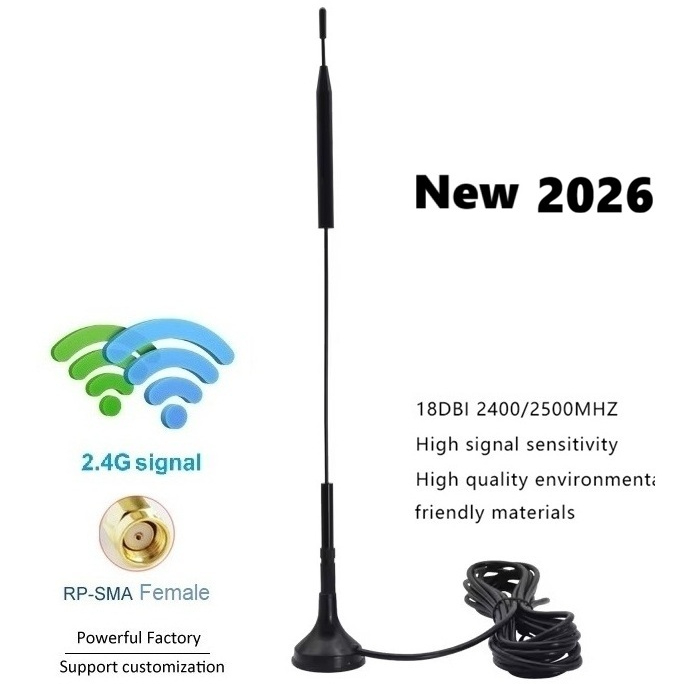 เสาอากาศ Wifi 18dBi Omni High Gain Signal Booster Long Rang Transmission Antennas