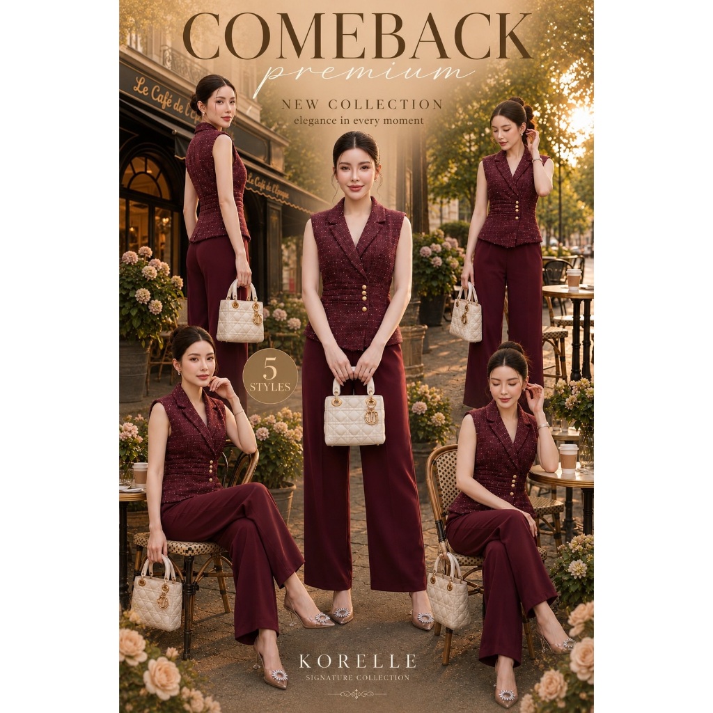 COMEBACK ชุดSetทวิตเนื้อนิ่ม RE