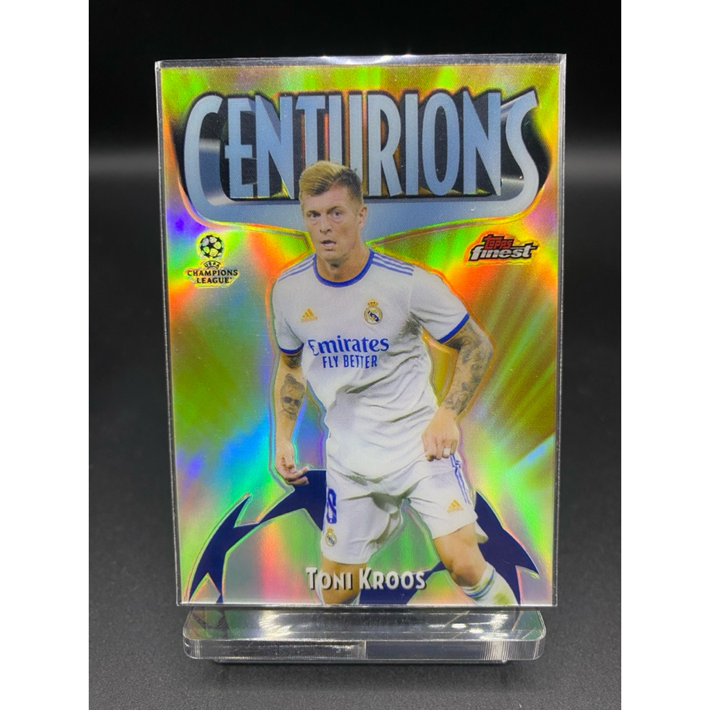 การ์ดฟุตบอล ⚽️ Toni Kroos Centurions | 2021-22 Topps Finest UEFA Champions League ⚪👑